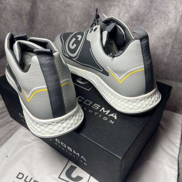 NEW DUCA DEL COSMA Tomcat Golf Shoes Waterproof Light Grey Mens 9 US 42 EU - Picture 4 of 8